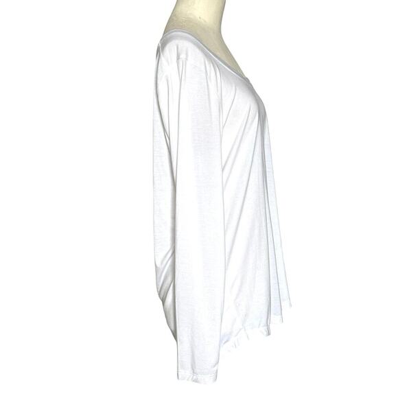 Athleta White Long Sleeve Top Womens Size Small - Picture 2 of 4